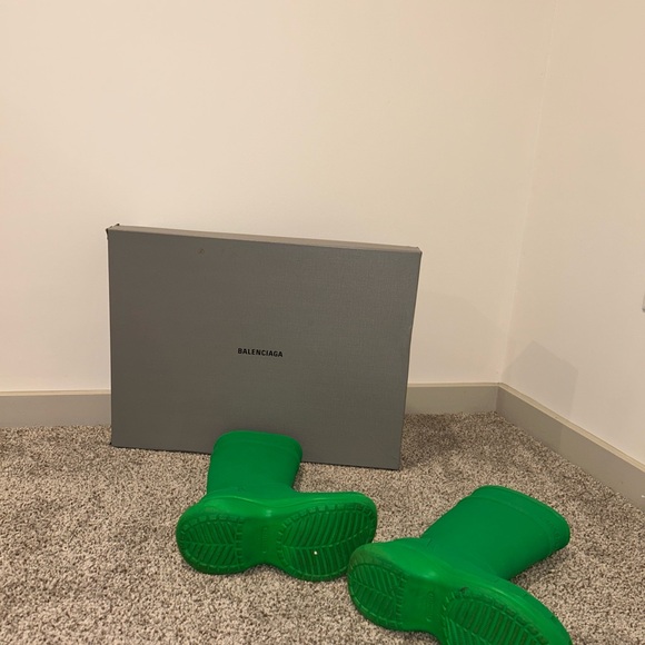 Balenciaga crocs boots Neon green size 40 - Picture 4 of 4